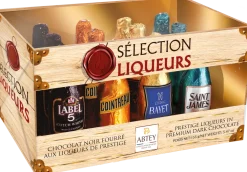 Abtey Chocolatier Dark Chocolate Liqueurs Crate Gift Box- Sweets