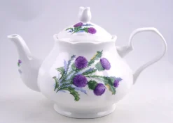Adderley Ceramics Thistle Teapot- Teapots