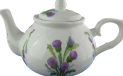 Adderley Ceramics Thistle Teapot- Teapots