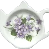 Adderley Ceramics Wild Violet Tea Tidy- Tea Bag Holders & Squeezers