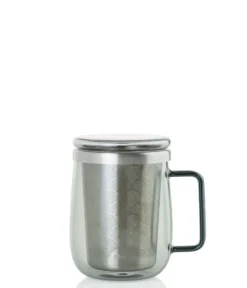 AdHoc Yuna Glass Mug with Infuser- Strainers, Infusers & Spoons|Assorted Mugs