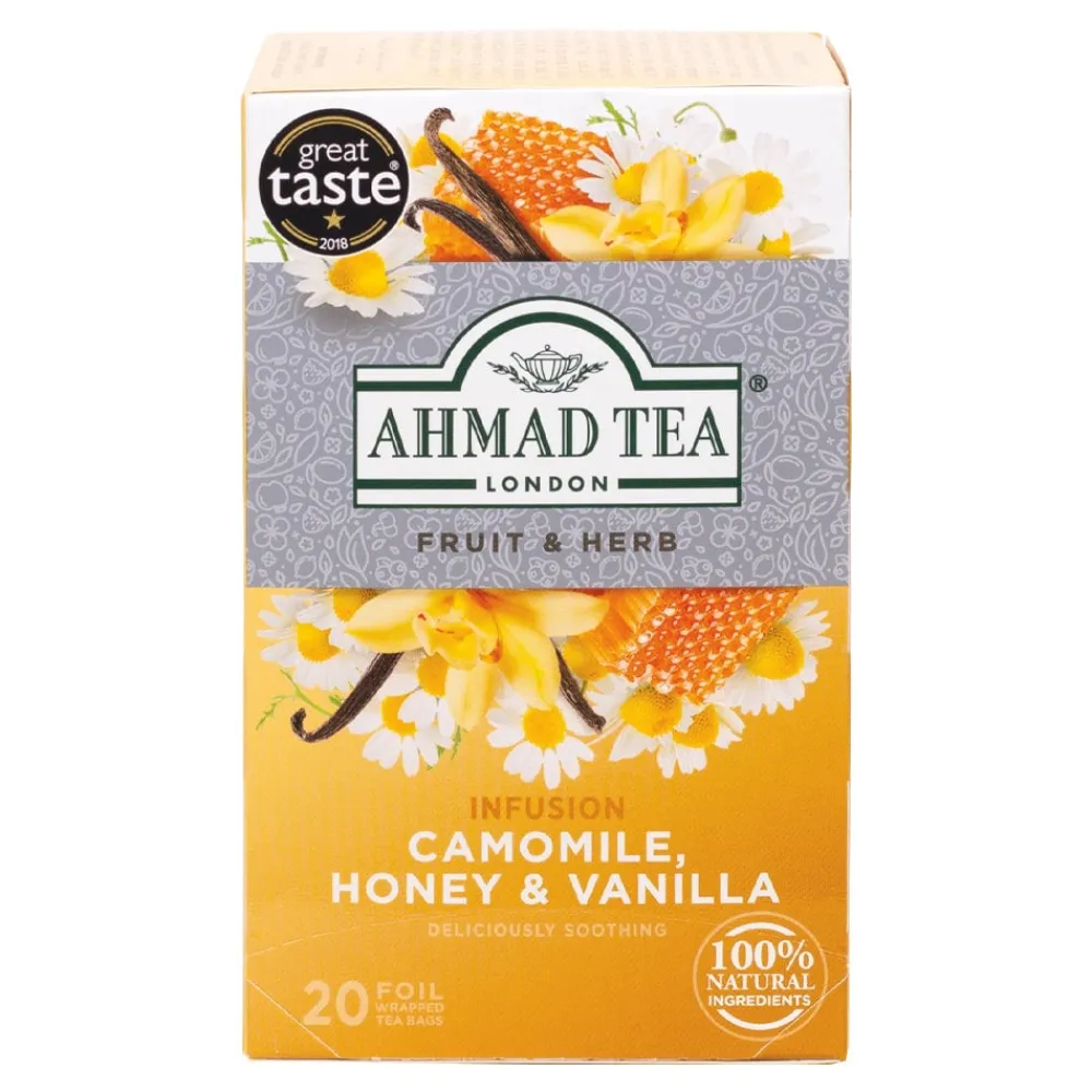 Ahmad Tea Ahmad Camomile, Honey & Vanilla Herbal 20s- Ahmad Tea