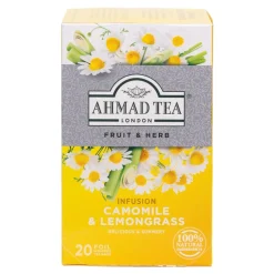 Ahmad Tea Ahmad Camomile & Lemongrass Herbal 20s- Ahmad Tea