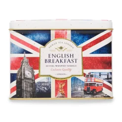 Ahmad Tea Ahmad English Breakfast Union Jack Gift Tin- Ahmad Tea