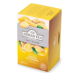 Ahmad Tea Ahmad Lemon & Ginger Herbal 20s- Ahmad Tea