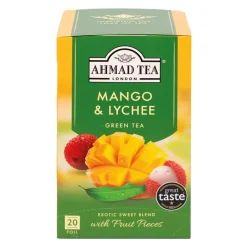 Ahmad Tea Ahmad Mango & Lychee Green 20s- Ahmad Tea