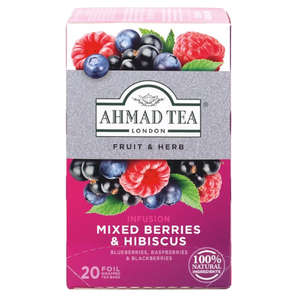Ahmad Tea Ahmad Mixed Berries & Hibiscus Herbal 20s- Ahmad Tea