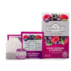Ahmad Tea Ahmad Mixed Berries & Hibiscus Herbal 20s- Ahmad Tea