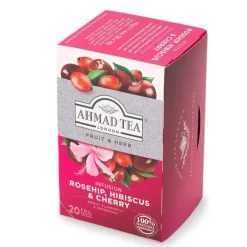 Ahmad Tea Ahmad Rosehip, Hibiscus & Cherry Herbal 20s- Ahmad Tea