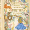 Alice in Wonderland Storybook Birthday Card- Greeting Cards