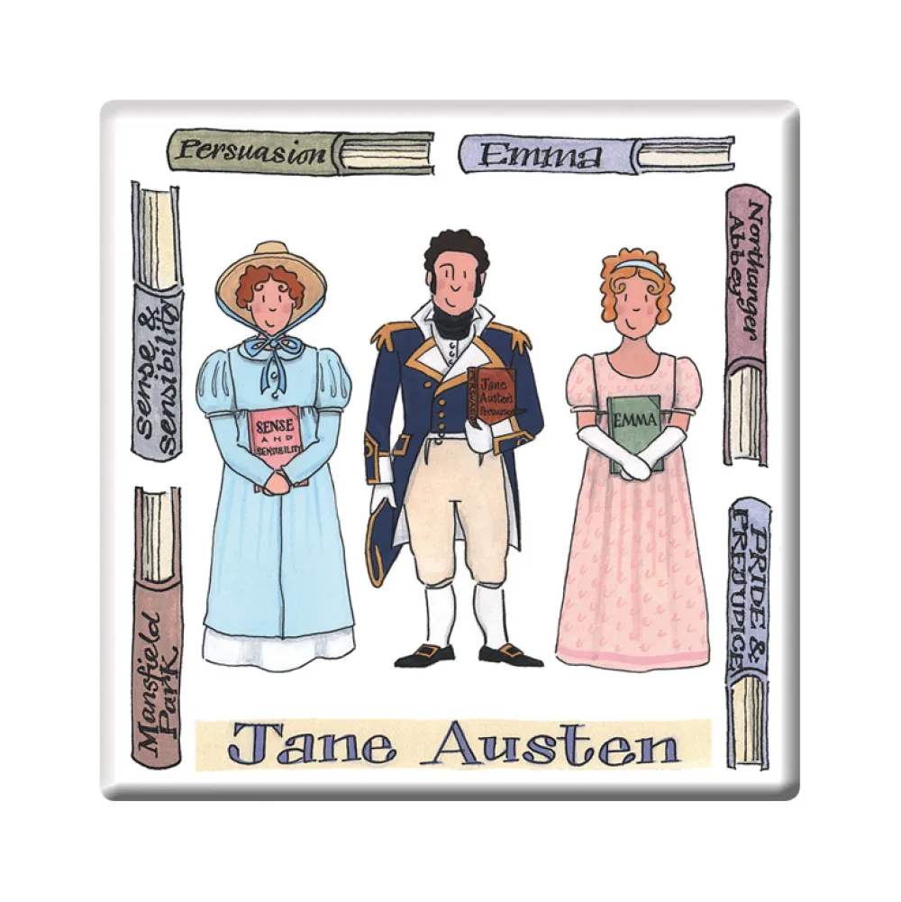 Alison Gardiner Jane Austen Coaster- Cultural Icons