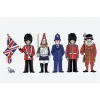 Alison Gardiner London Figures Tea Towel- Souvenirs|Tea Towels