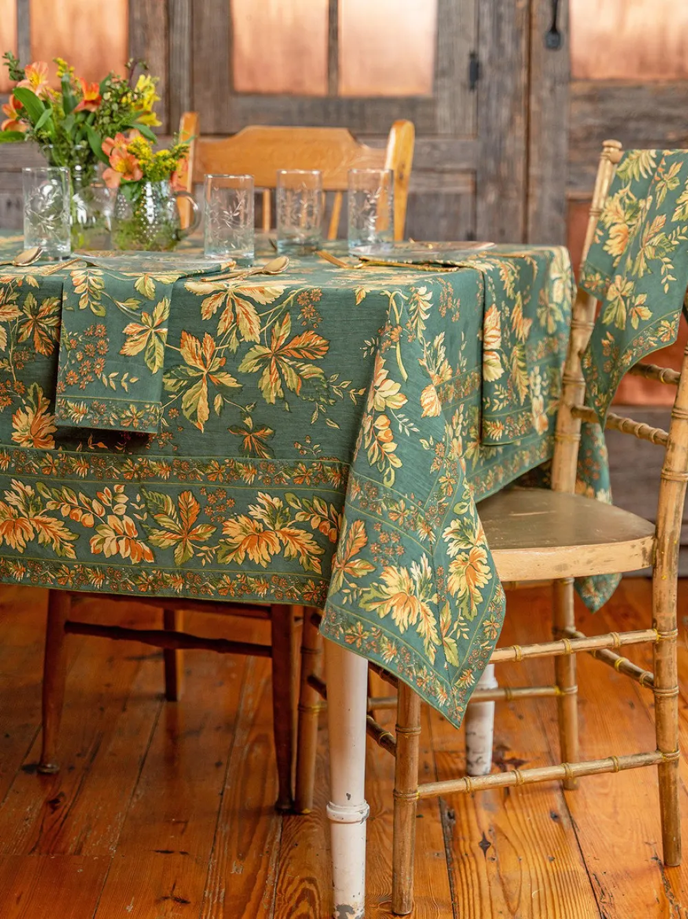April Cornell Adirondack Forest 60" x 90" Tablecloth- Tablecloths