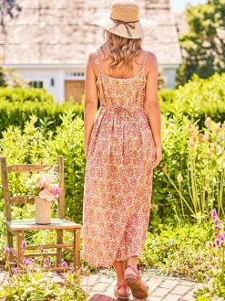 April Cornell Brooke Sundress (Soft Coral)- Robes, Nightgowns & Dresses