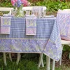April Cornell Clover Periwinkle Tablecloth, 54" x 54"- Tablecloths