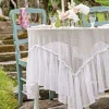 April Cornell Ella Dot Lace Tablecloth, 56" x 56"- Tablecloths