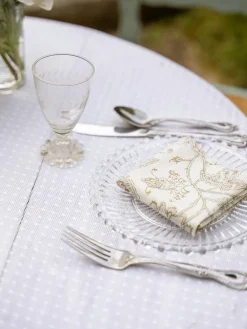 April Cornell Ella Dot Lace Tablecloth, 56