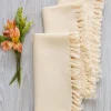 April Cornell Essential Cotton Ecru Napkins- Cotton Napkins