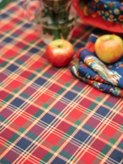 April Cornell Farmhouse Plaid Tablecloth, 60" x 90"- Tablecloths