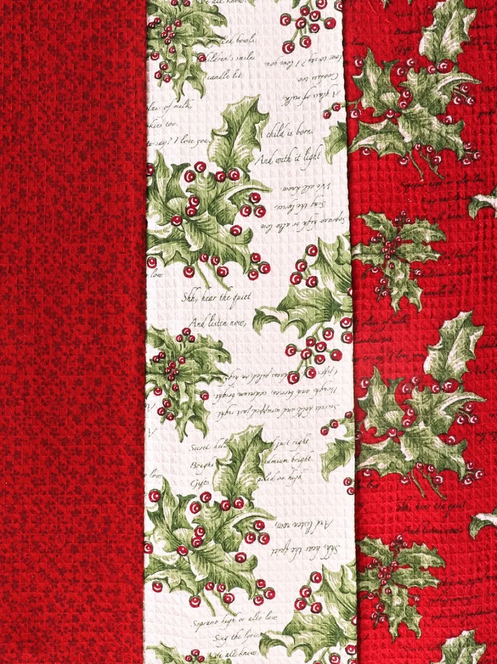 April Cornell Holly Song Tiny Towel Bundle- Tea Towels