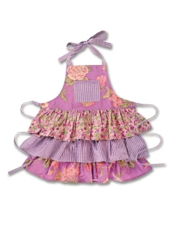April Cornell Lilac Patchwork Kid's Apron- Childrenswear