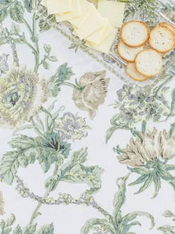 April Cornell Lillian Ecru Tablecloth, 54