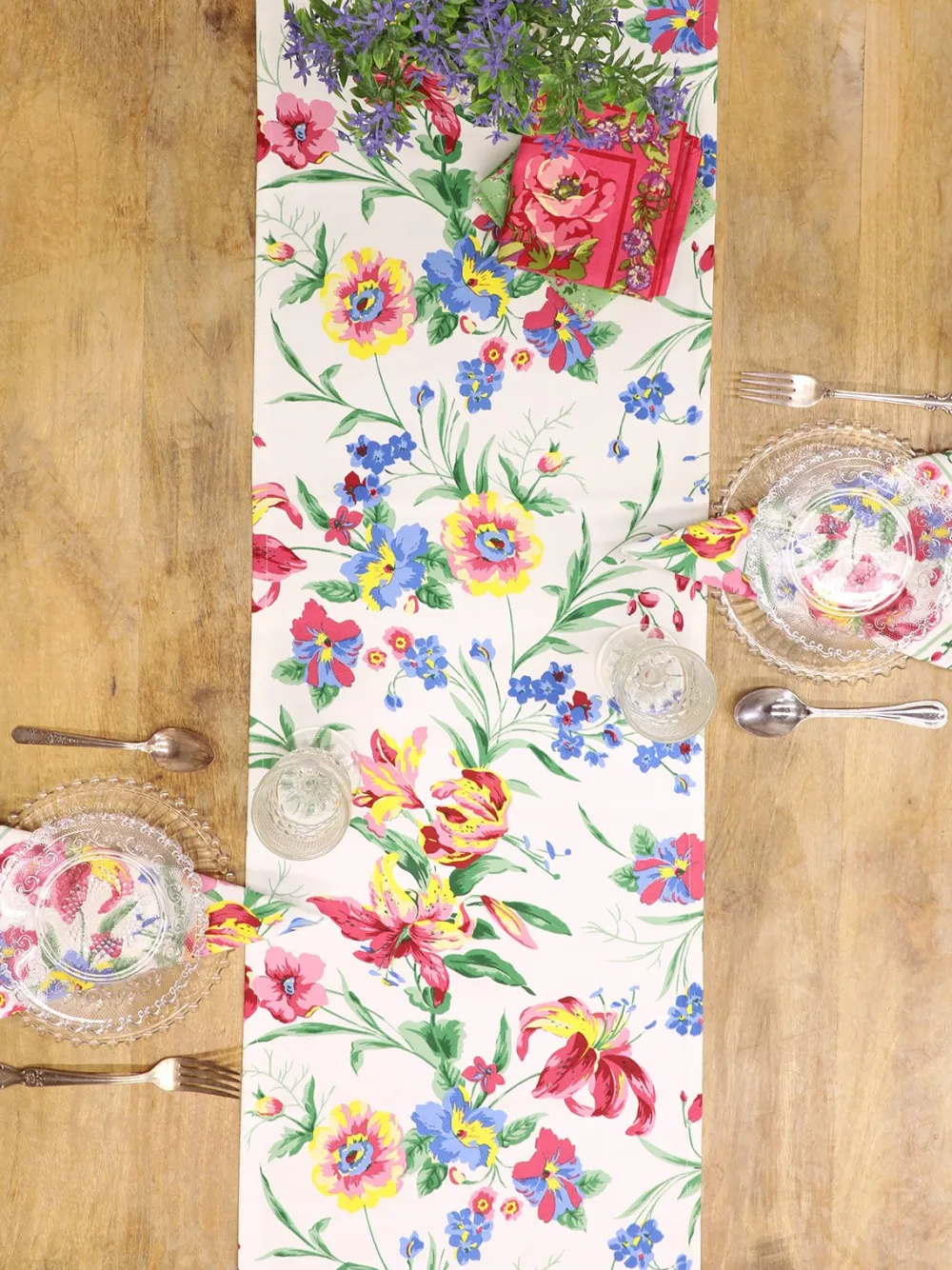 April Cornell Lillianna Multi Table Runner- Table Runners