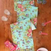 April Cornell Penny's Patio Aqua Table Runner- Table Runners