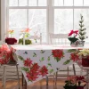 April Cornell Poinsettia Tablecloth, 60" x 90"- Tablecloths