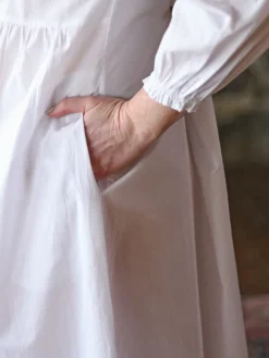 April Cornell Slumber White Nighty- Robes, Nightgowns & Dresses