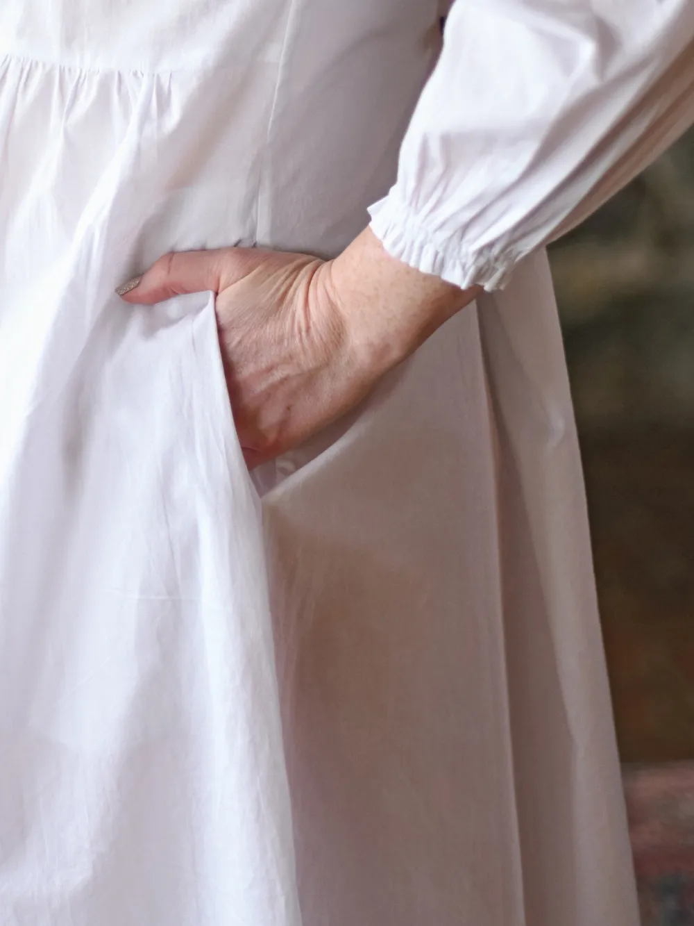 April Cornell Slumber White Nighty- Robes, Nightgowns & Dresses