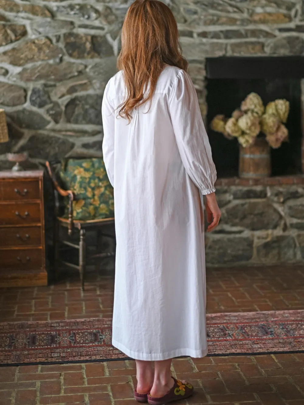 April Cornell Slumber White Nighty- Robes, Nightgowns & Dresses