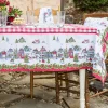 April Cornell Victorian Christmas 60" x 90" Tablecloth- Tablecloths