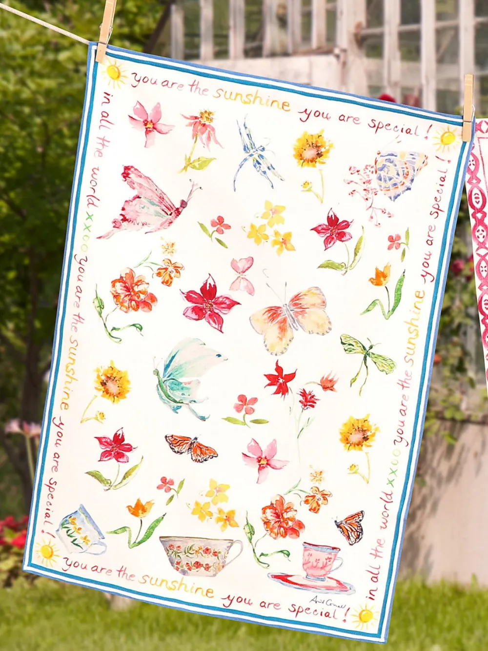 April Cornell You Are Special Tea Towel- Tea Towels