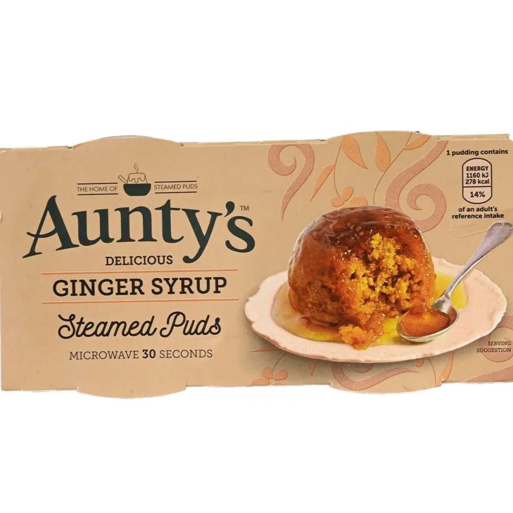 Aunty's Ginger Syrup Steamed Puddings- Desserts & Baking