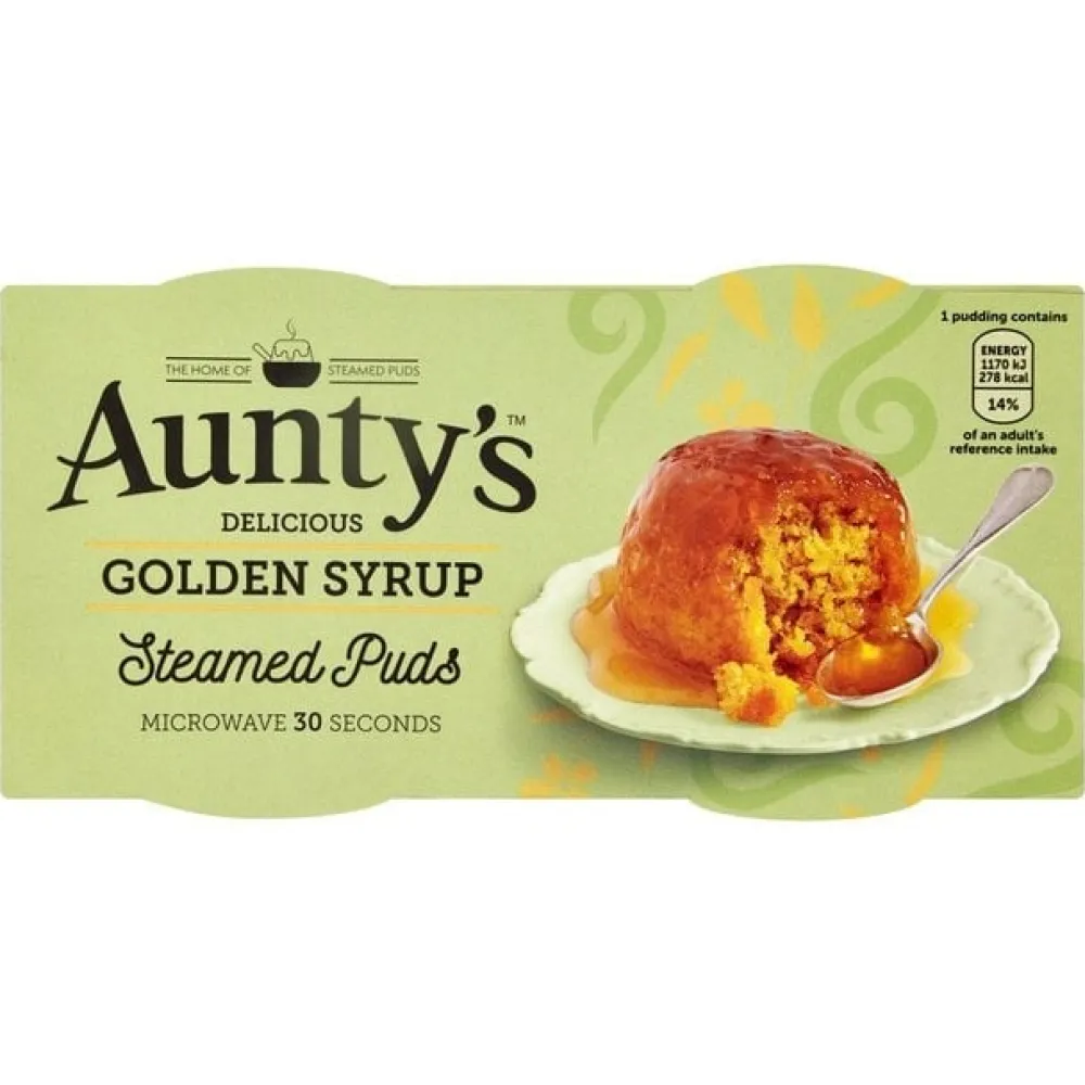 Aunty's Golden Syrup Steamed Puddings- Desserts & Baking