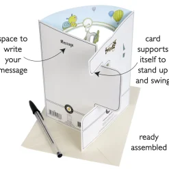 Baby Boy Swing Card- Greeting Cards