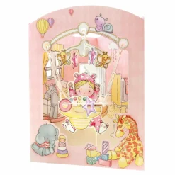Baby Girl Swing Card- Greeting Cards