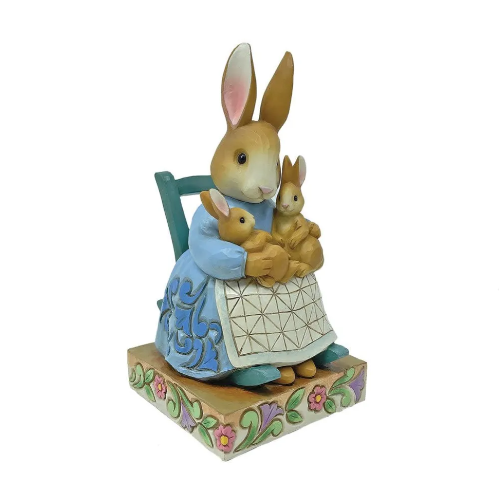 Beatrix Potter x Jim Shore Mrs. Rabbit in Rocking Chair Figurine- Peter Rabbit