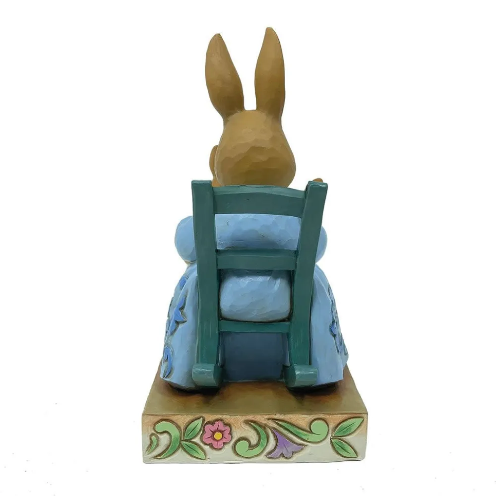 Beatrix Potter x Jim Shore Mrs. Rabbit in Rocking Chair Figurine- Peter Rabbit