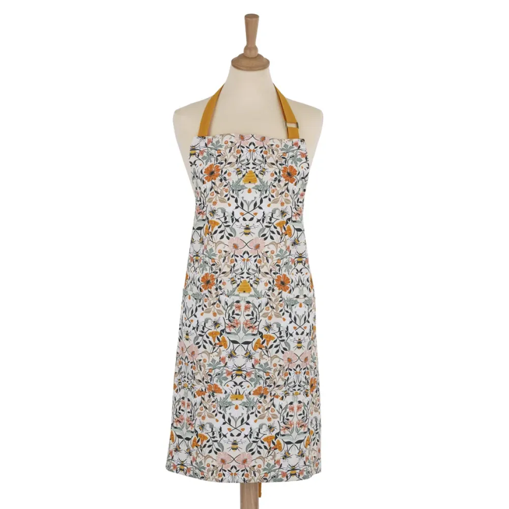 Bee Bloom Cotton Apron- Aprons