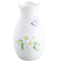Belleek Classic Daisy Mini Vase- Vases|Belleek Pottery