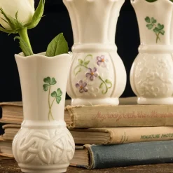 Belleek Classic Durrow 4" Vase- Vases|Belleek Pottery