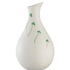 Belleek Classic Shamrock Meadow 10" Vase- Vases|Belleek Pottery