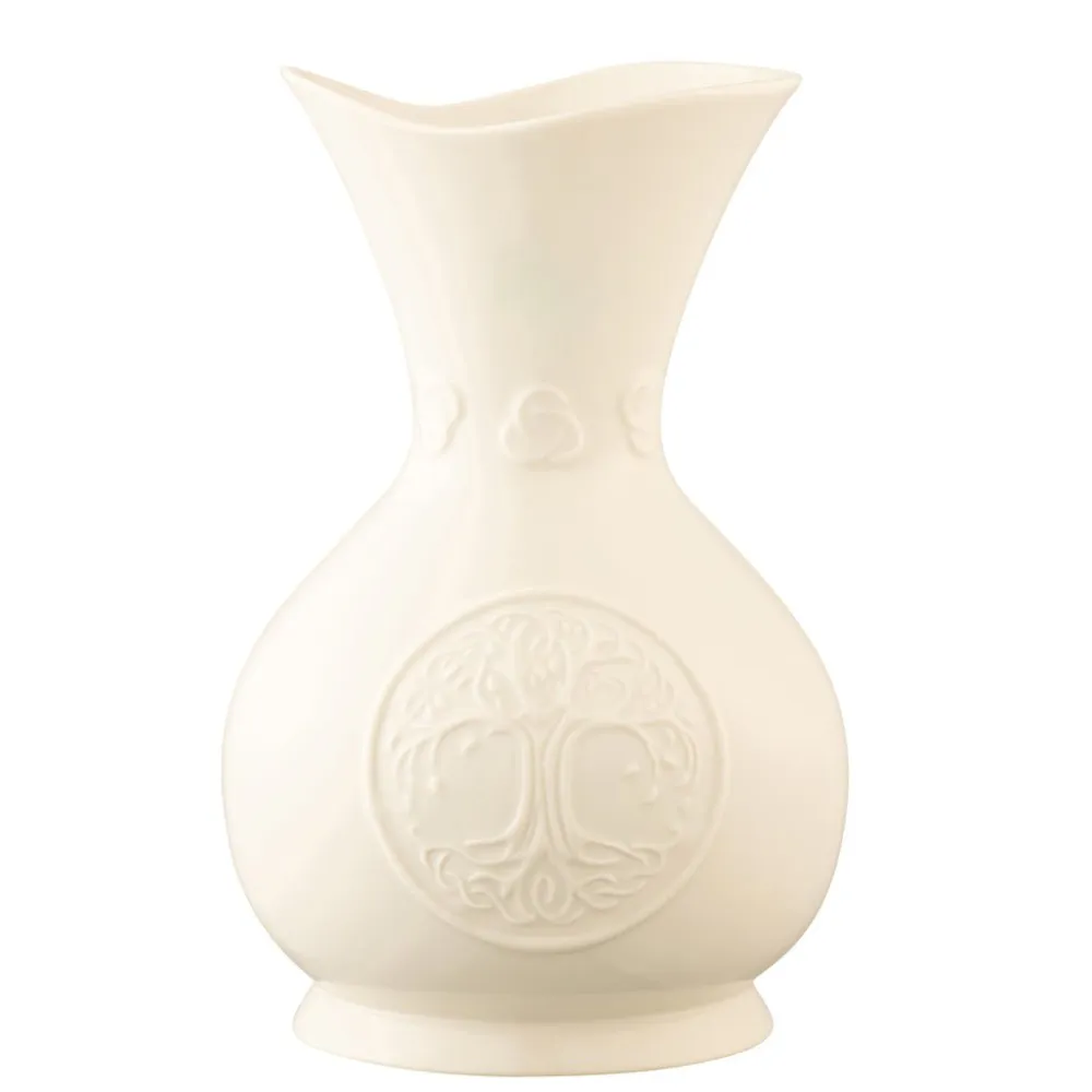 Belleek Classic Tree of Life 9" Vase- Vases|Belleek Pottery