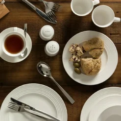 Belleek Living Ripple Teacup & Saucer- Belleek|Teacups & Saucers