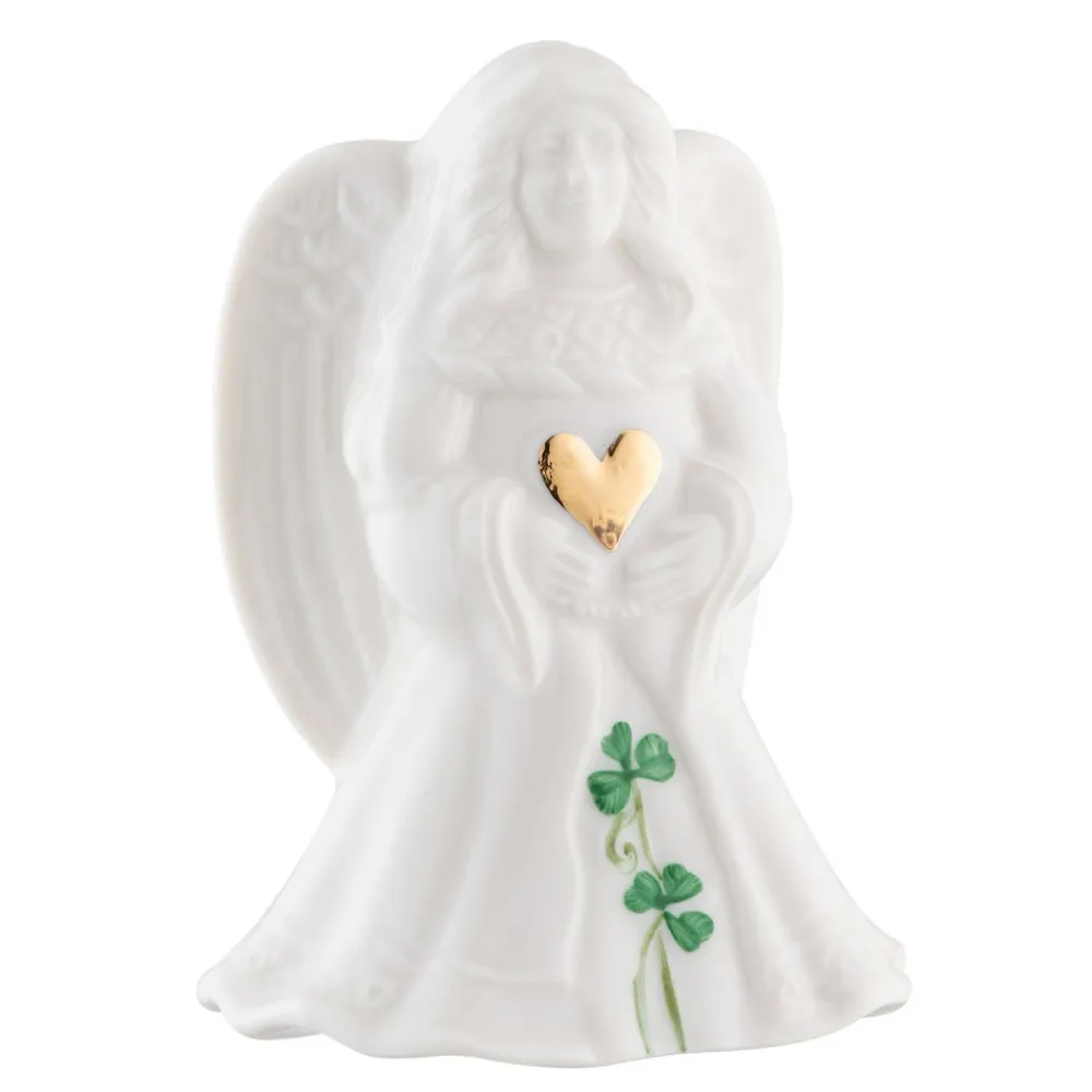 Belleek Sending Love Angel Figurine- Belleek Pottery