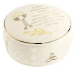 Belleek First Communion Prayer Box- Home Accents|Belleek Pottery