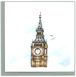 Big Ben Quilled Greeting Card- Greeting Cards