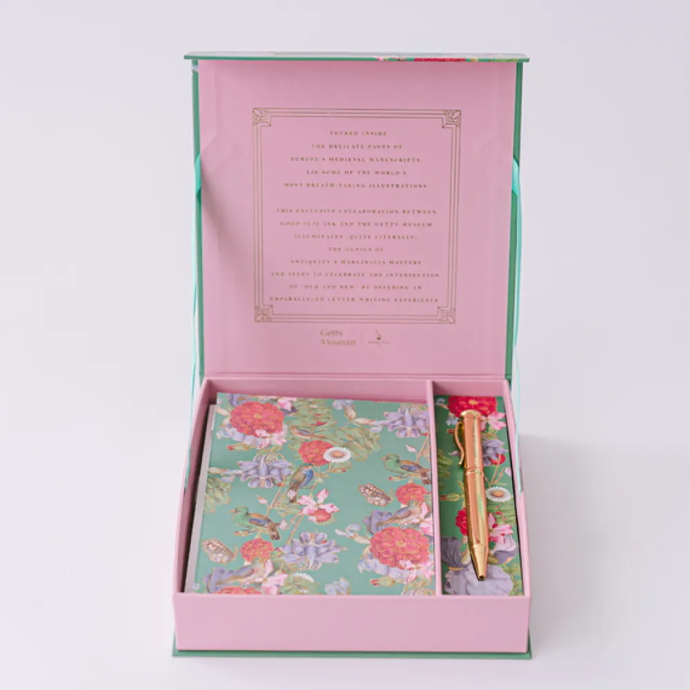Bird Menagerie Illumination Luxury Stationery Set- Journals & Other Stationery